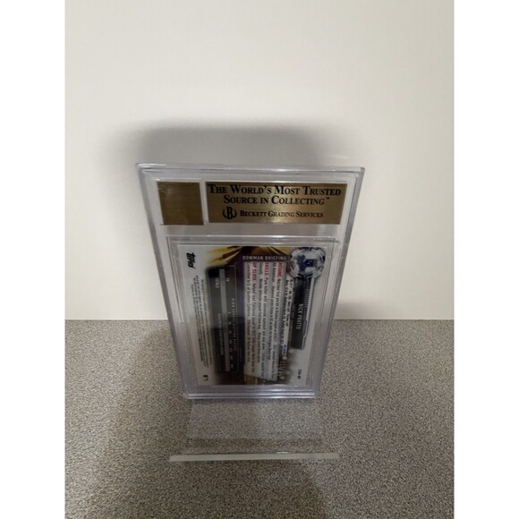 2017 Bowman Draft Chrome Draft Pick Autographs Nick Pratto #CDA-NP Blue /150 - Picture 9 of 13